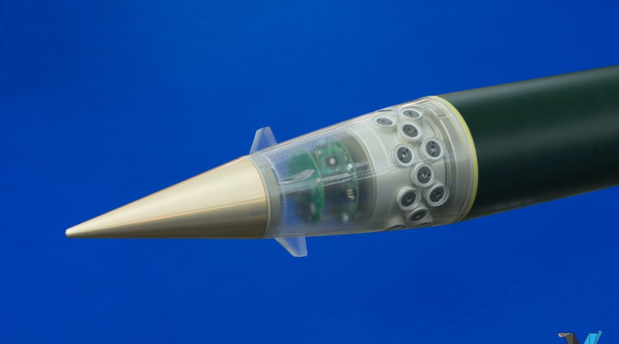 Transparen nose cone for the rocket “Oganj”